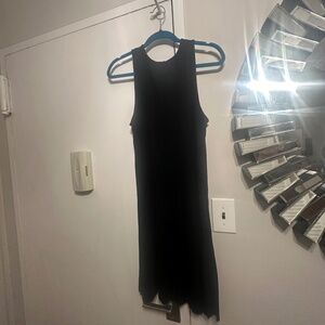 Simple Black Tank Dress Size L